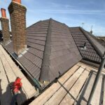 Tiled roof chimney St. Albans